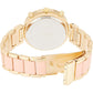 U.S. Polo Assn. Women's USC40063 Gold-Tone and Pink Bracelet Watch