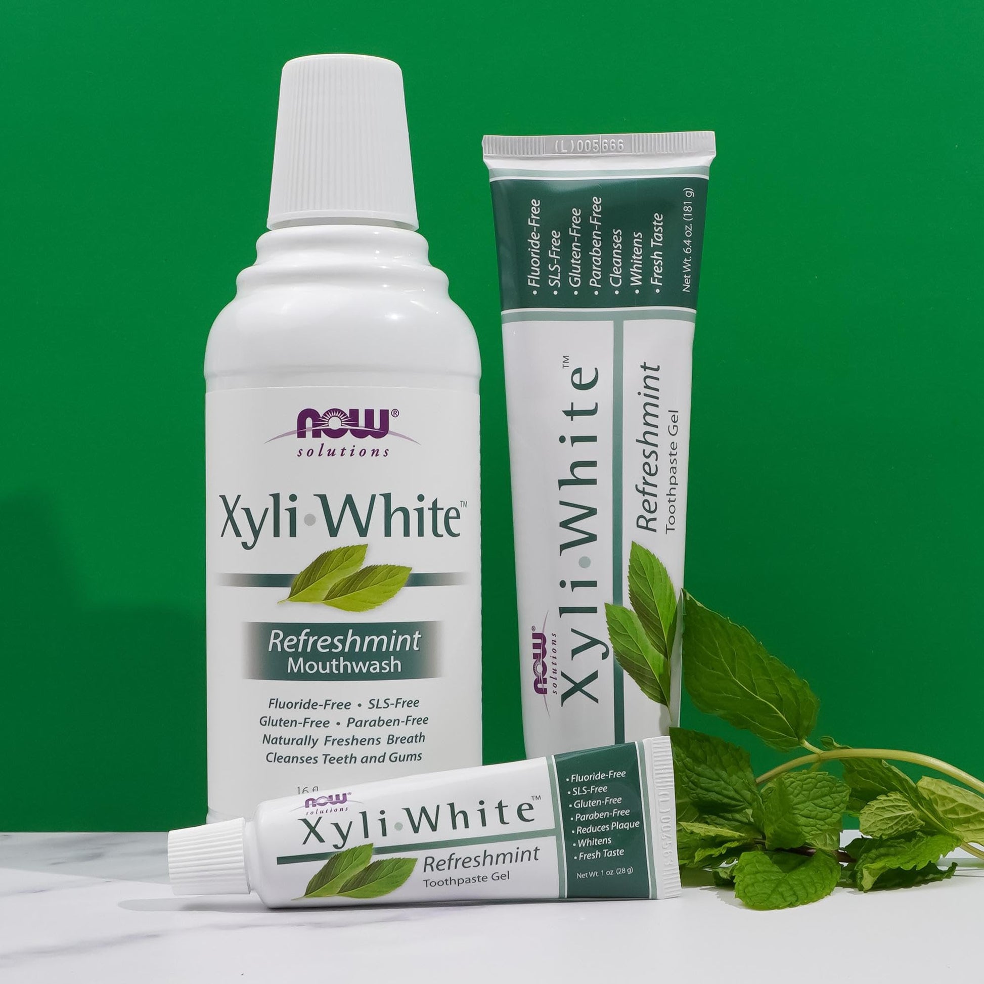 Buy now NOW Foods Solutions, Xyliwhiteƒ?› Toothpaste Gel, Refreshmint, Cleanses and Whitens, Fresh Taste, 6.4-Ounce at indiglob india