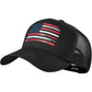 Baseball Cap, American Flag Trucker Hat for Men Women, Breathable Adjustable Fit Outdoor Mesh Snapback Hats