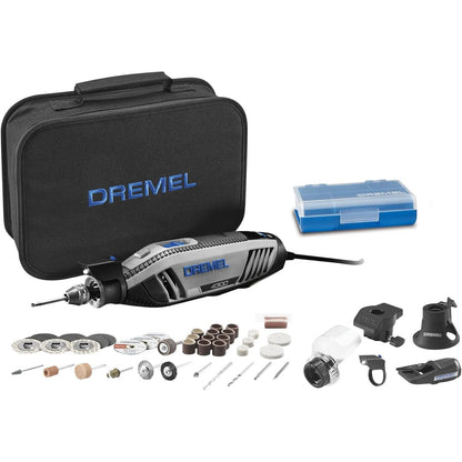 Dremel 4300-5/40 High Performance Rotary Tool Kit with LED Light- 5 Attachments & 40 Accessories - Ideal for Grinding, Cutting, Wood Carving, Sanding, and Engraving