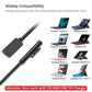 Surface to USB C Charging Cable (Female USB-C, 20 cm), Compatible with Microsoft Surface Pro 7/6/5/4/3 Go3/2/1 Laptop4/3/2/1, Requires 45W 15V/3A USB-C Charger