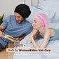 Satin Bonnet Silk Lined Sleep Cap- Adjustable Hair Cover for Women Men Frizzy Hair Night Cap Patients Care