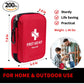 Protect Life Survival First Aid Kit for Home/Business, Camping Survival Kits | Mini Travel First Aid Kit | Camping Equipment | Small Kits for Car | Outdoor Emergency Survivals Pack - 200pcs
