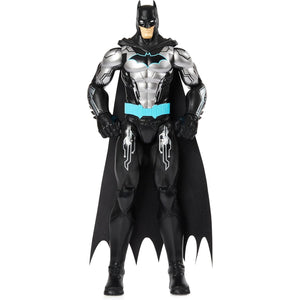 Batman 12-inch Bat-Tech Action Figure (Black/Blue Suit), Kids Toys for Boys Aged 3 and up