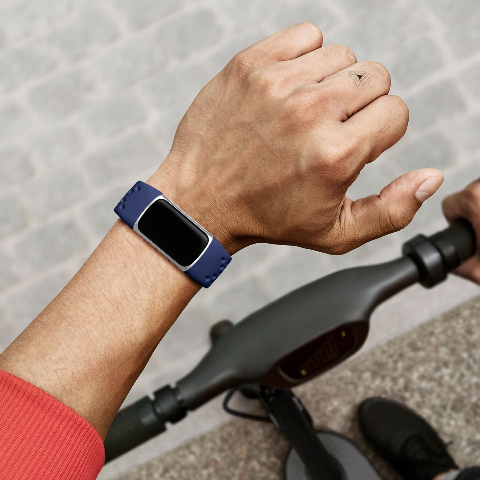 Buy now Maledan Compatible with Fitbit Charge 5/ Fitbit Charge 6 Bands Women Men, Breathable Sport Band Soft Waterproof Replacement Wristbands Strap for Fitbit Charge 5/ Charge 6 Advanced Fitness Tracker at indiglob india