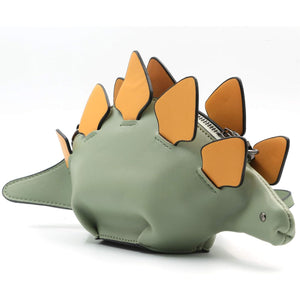 Dinosaur Shoulder Purses,PU Stegosaurus CrossBody Bag for Girl Women