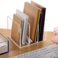 Buy now ROZO Magazine Holder, Clear Acrylic Desk File Organizer an Accessories, Office Organization and Storage 1 Pack (Clear 3V) at indiglob india