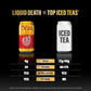 Buy now Liquid Death Iced Tea - Blueberry Buzzsaw (Blueberry-Flavored Black Tea), Less Sugar*, Boost of Caffeine, B Vitamins, No Artificial Sweeteners, 12 Fl Oz (Pack of 12) at indiglob india