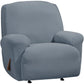 SureFit Stretch Morgan - Wing Chair Slipcover - Gray (SF45358)