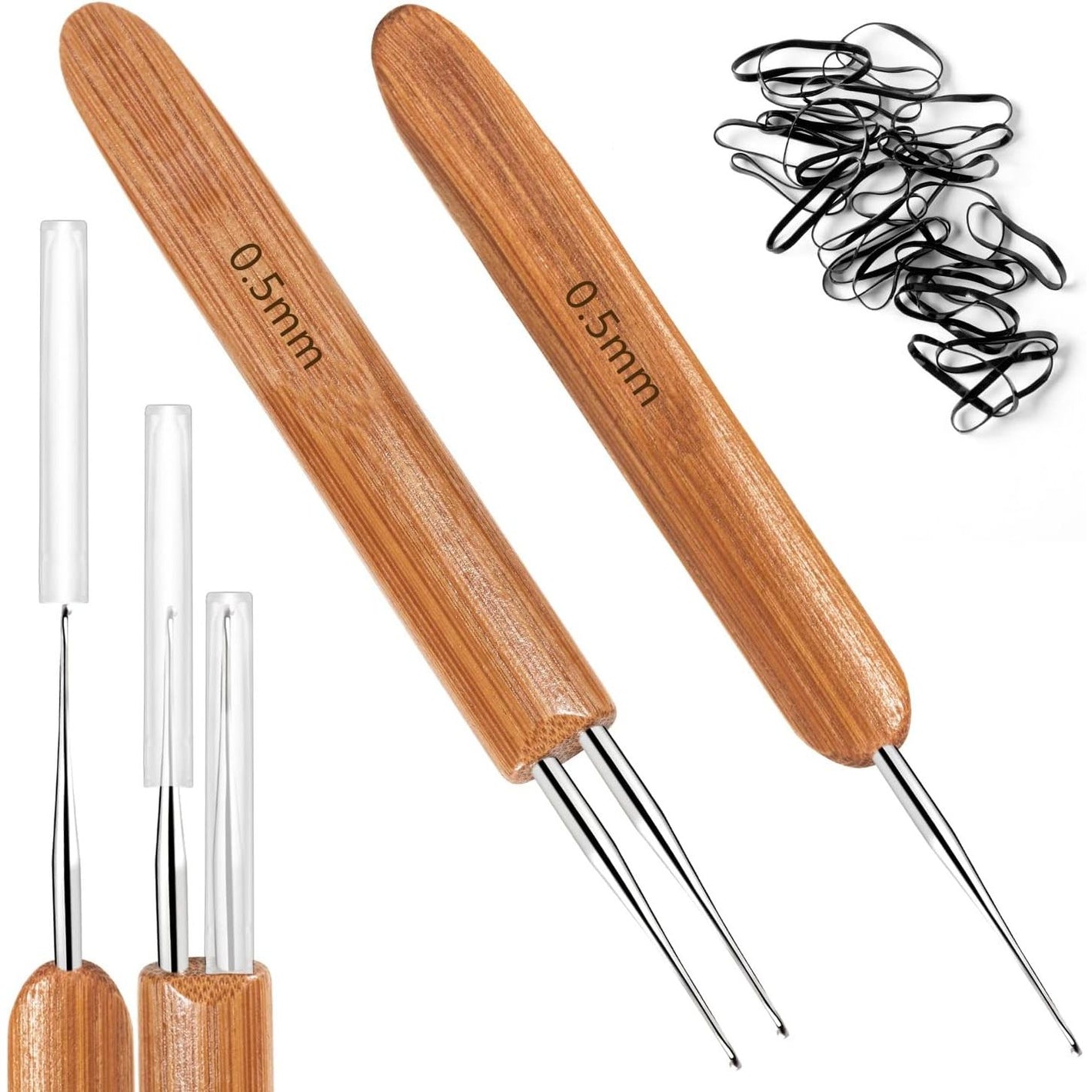 Buy now Dreadlocks Crochet Hooks, Crochet Hooks for Dreadlocks, Dread Locks Crochet Loc Needle for Braid Craft 0.5mm (1 Hook and 2 Hooks) at indiglob india