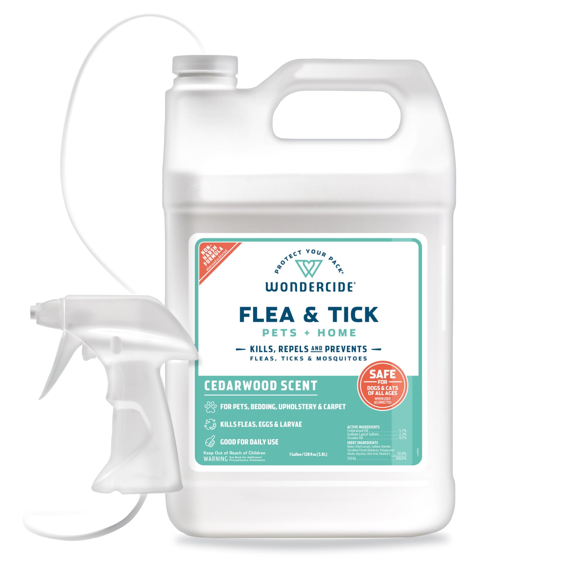 Buy now Wondercide - Flea, Tick & Mosquito Spray for Dogs, Cats, and Home - Control, Prevention, Treatment - with Natural Essential Oils - Pet and Family Safe - Peppermint 16 oz at indiglob india