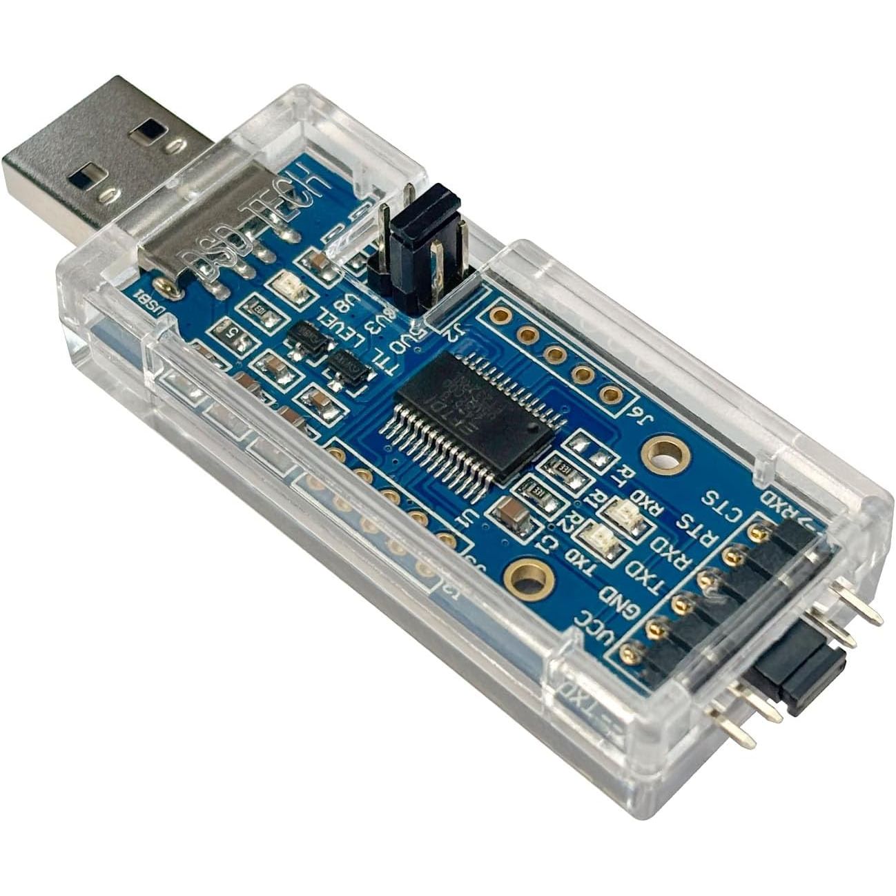 DSD TECH SH-U09C2 USB to TTL Adapter Built-in FTDI FT232RL IC for Debugging and Programming