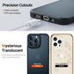 Buy now TORRAS Tough Shockproof for iPhone 13 Pro Case, [Military-Grade Drop Tested] Ultra-Durable Matte Hard PC Back with Soft Silicone Edge Slim Protective for iPhone 13 Pro Phone Case,Translucent Black at indiglob india