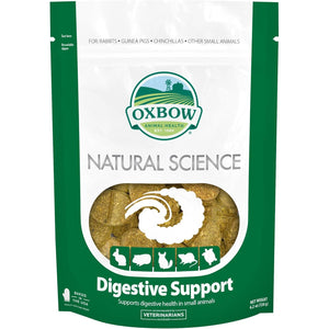 Oxbow Animal Health Natural Science Digestive Support, High Fiber Supplement for Rabbit & Guinea Pig, Made with Timothy Hay, Includes Chicory Root, Ginger Root, Chamomile, Made in USA, 4.2 oz Bag