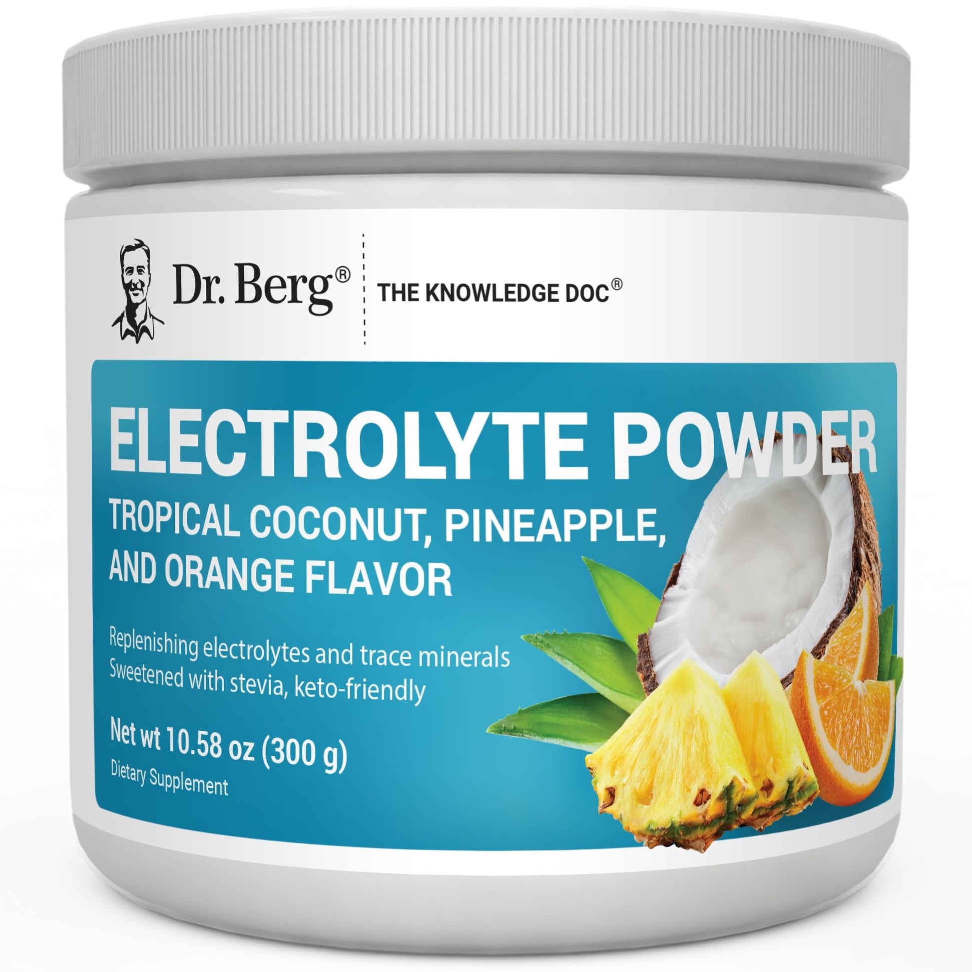 Buy now Dr. Berg Zero Sugar Hydration Keto Electrolyte Powder - Enhanced w/ 1000 mg of Potassium & Real Pink Himalayan Salt (NOT Table Salt) - Raspberry & Lemon Flavor Hydration Drink Supplement - 50 Servings Tropical Coconut, Pineapple & Orange - 50 Servings at indiglob india