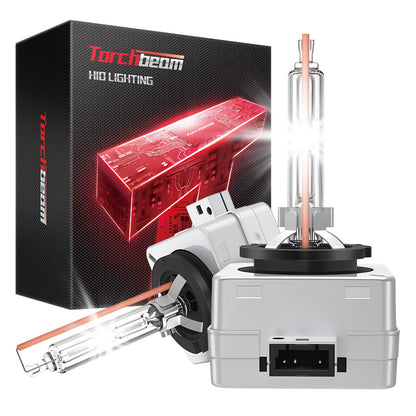 Buy now Torchbeam D3S HID Bulbs, 6000K Cool White, 35W 66340 42403 42302 (42403C1) Replace HID Xenon Bulbs, (Not fit Halogen Assembly), Pack of 2 at indiglob india