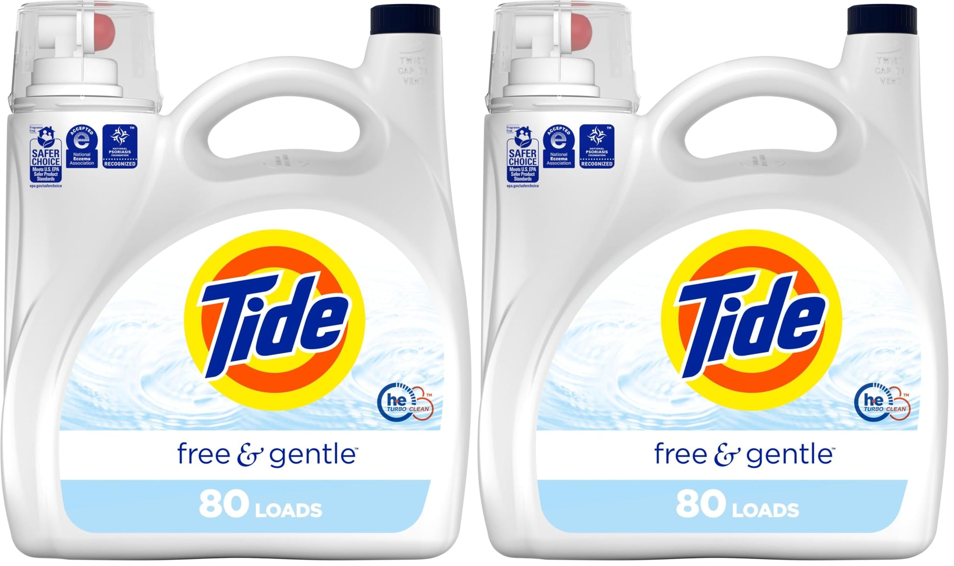 Buy now Tide Free & Gentle Liquid Laundry Detergent, Unscented, 1.47 L (32 Loads) at indiglob india