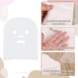 100 Sheets Pre-Cut Gauze Facial Cotton Beauty Face Pads - Soft High Frequency for Women Girls Skin Care, Spas, Beauty Salons - My Store