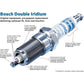 BOSCH 9603 OE Fine Wire Double Iridium Spark Plug - Single