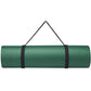 Gaiam Essentials Thick 2/5" (10mm) and Thin 1/4" (6mm) Yoga & Pilates, Fitness & Exercise Mat with Easy-Cinch Carrier Strap