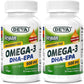 DEVA Vegan Omega-3 DHA-EPA 500MG – No Carrageenan, Non-Fish Oil Derived from Algae, Non-GMO, 60 Gelatin-Free Softgels