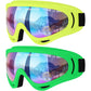 COOLOO Ski Goggles, 2 Pack Snow Goggles Snowboard Goggles for Men Women Kids - UV Protection Foam Anti-Scratch Dustproof