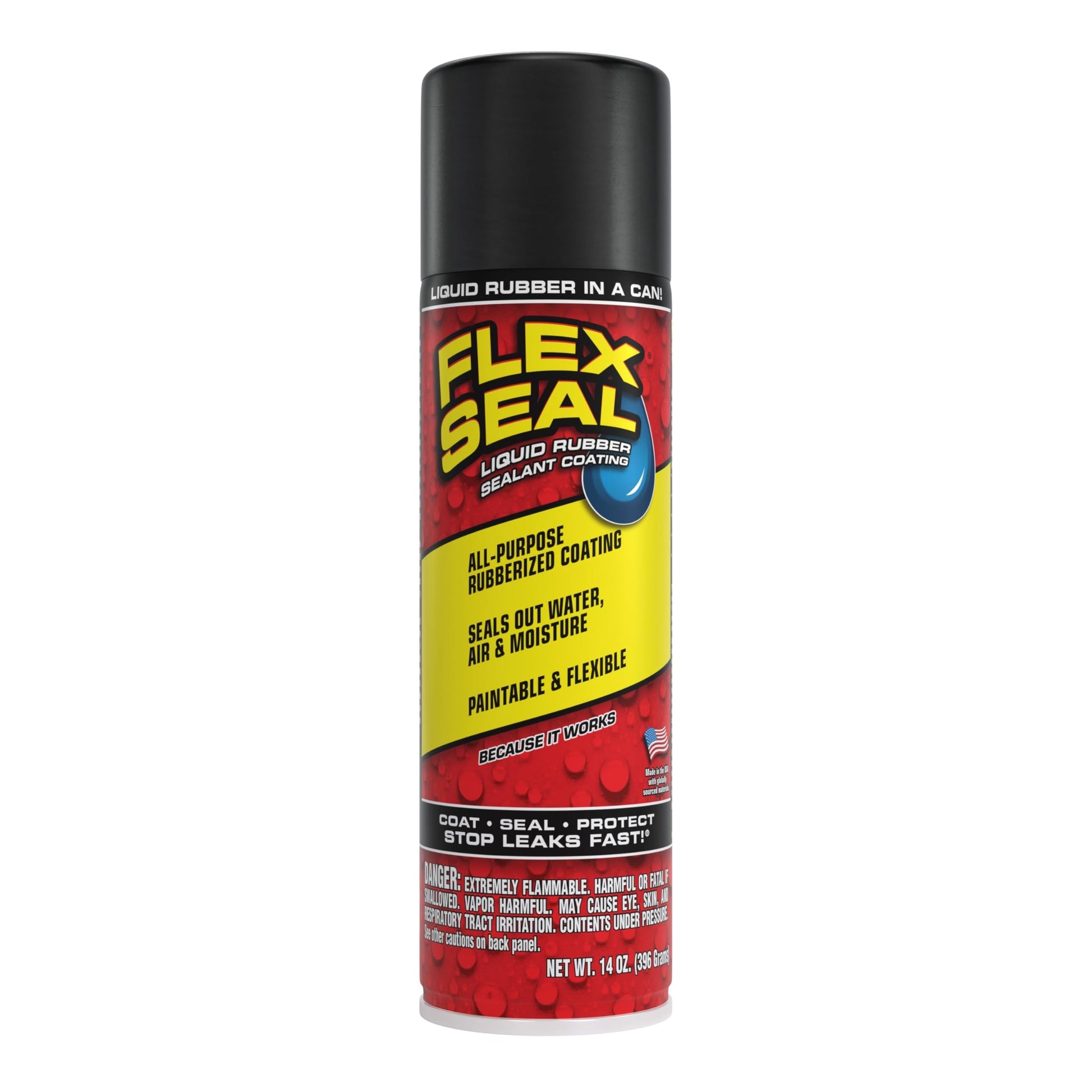 Buy now Flex Seal, 14 oz, Clear, Stop Leaks Instantly, Transparent Waterproof Rubber Spray On Sealant Coating, Perfect for Gutters, Wood, RV, Campers, Roof Repair, Skylights, Windows, and More Black 14 oz (Pack of 1) at indiglob india