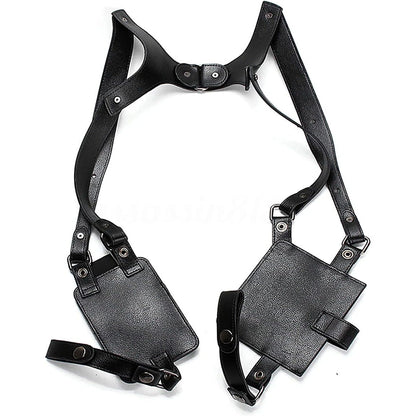 Neween Anti-Theft Hidden Underarm Strap Wallet Pocket Holster Phone Shoulder Holster Bag Double Shoulder Pouch for Men, Women