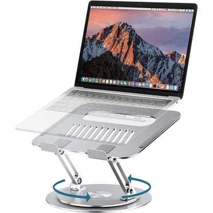 Lifelong Ergonomic Adjustable Laptop Stand for Desk - Height Up to 20" Portable Computer Laptop Riser Holder, Fits All MacBook Air & 10 15 17 Inches Laptops, Back to School Gift for Men & Women