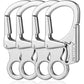 Ahiller Carabiner Clip, Double Anti-Misopening Locking Design, 3" Zinc Alloy Heavy Keychain for Outdoor Camping Hiking, Key Ring Clip