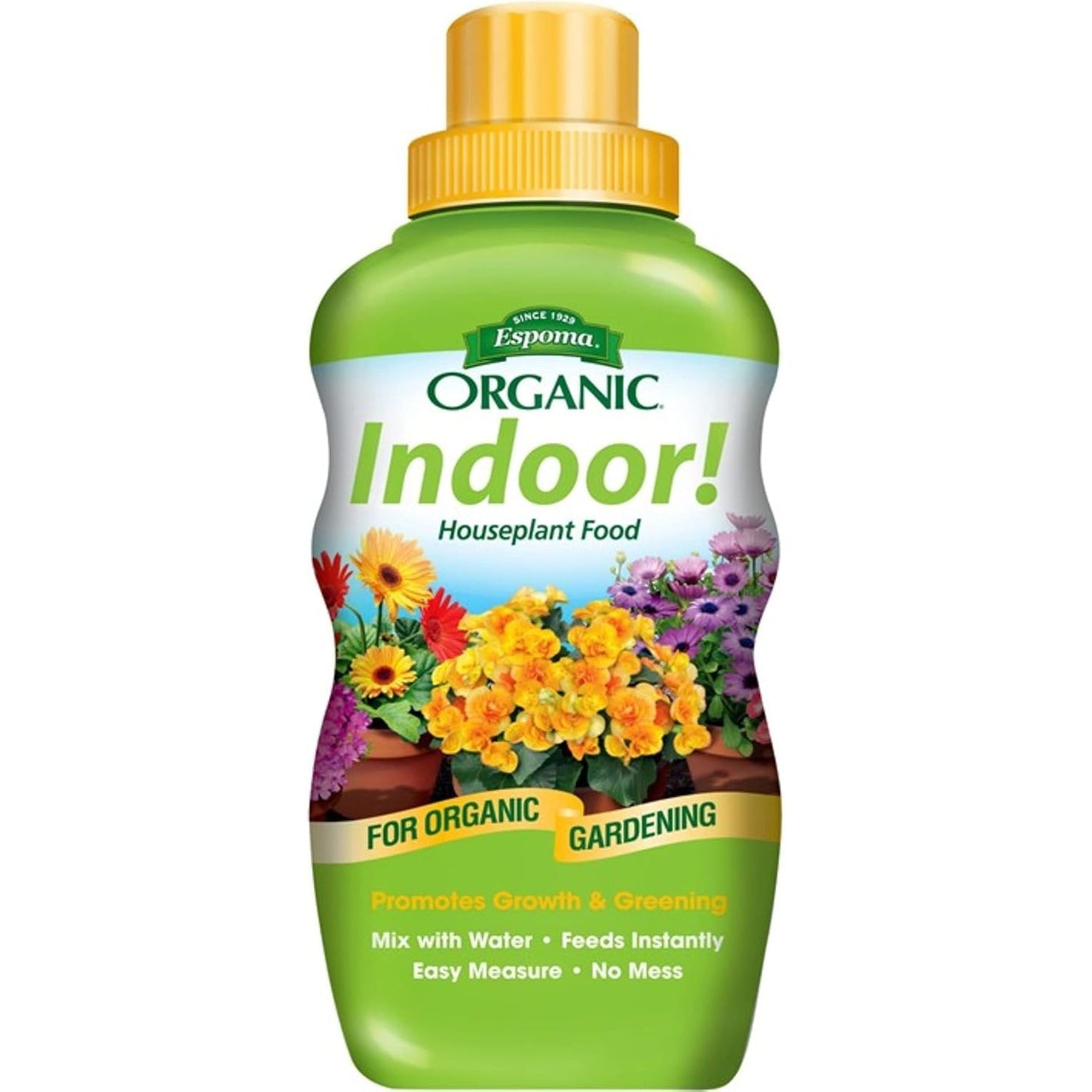 Espoma Organic 8 Ounce Concentrated Indoor! Plant Food - Indoor Plant Fertilizer for Large & Small Plants Like Pothos, Fiddle Leaf Fig, Monstera, Snake & Palms