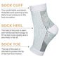 3pairs Neuropathy socks for Women & Men, Ankle brace Socks and Tendonitis socks,For Pain Relief and Plantar Fasciitis,Ankle sleeve for ankle swelling(L/XL)