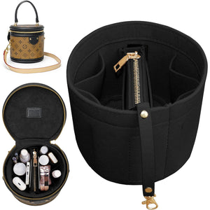 Soyizom Purse Organizer for Cannes Bag, Felt Bag Organizer Insert, Black