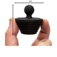 Buy now StopShroom Tub 2 Pack Universal Stopper for Bathtub and Bathroom Sink Drains, Black Plug 2pk, 2 Count at indiglob india