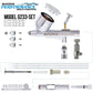 Master Performance G233 Pro Set Master Airbrush Gun with 3 Nozzle Sets (0.2, 0.3 & 0.5mm Needles, Fluid Tips and Air Caps) - Dual-Action Gravity Feed Airbrush, 1/3 oz Cup, Cutaway Handle