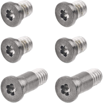 Willhom Bottom Case Screws (Pentalobe P5) 6 pcs Replacement for MacBook Pro 13" (2016-2017) A1706 (2018-2019) A1989 (Space Gray)