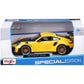 Maisto Porsche 911 GT2 RS Yellow with Carbon Hood and Gold Wheels Special Edition 1/24 Diecast Model Car