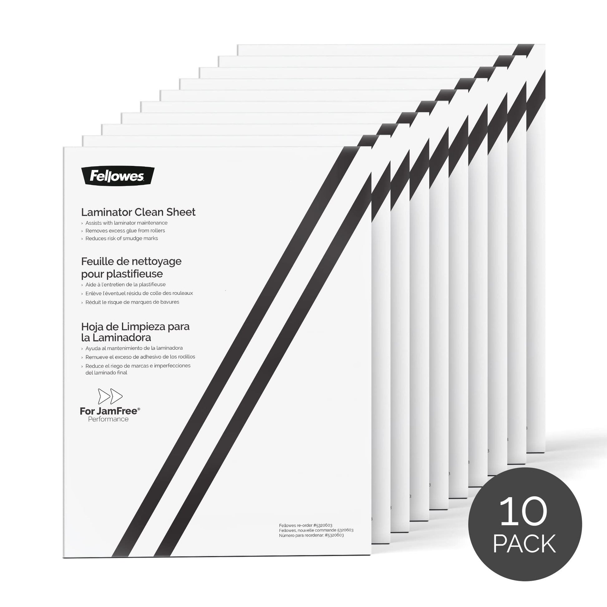 Buy now Fellowes Laminator Cleaning Sheets, 10 Pack, 8.5 x 11 in at indiglob india