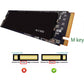 BestParts M.2 NGFF M-Key NVME SSD Convertor Card Replacement for Mac Mini Late 2014 A1347 MEGEN2 MEGEM2 MEGEQ2