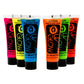 Blacklight Face and Body Paint - Neon Fluorescent (0.34oz (Pack of 6))