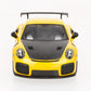 Maisto Porsche 911 GT2 RS Yellow with Carbon Hood and Gold Wheels Special Edition 1/24 Diecast Model Car