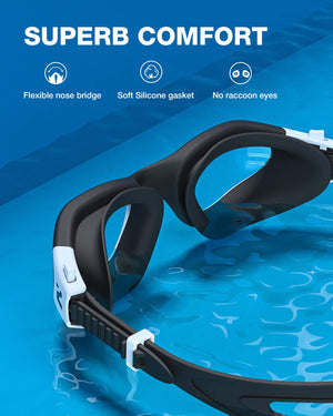 Buy now ZIONOR Swim Goggles, G1 SE Swimming Goggles Anti-Fog for Adult Men Women at indiglob india