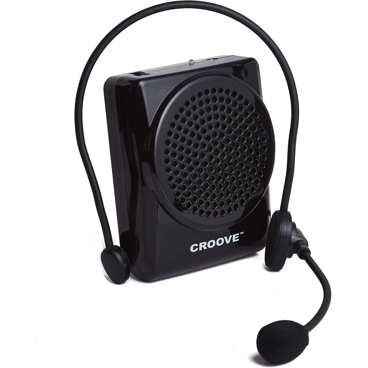 Buy now Croove Rechargeable Voice Amplifier, with Waist/Neck Band and Belt Clip, 20 Watts. Very Comfortable Headset at indiglob india