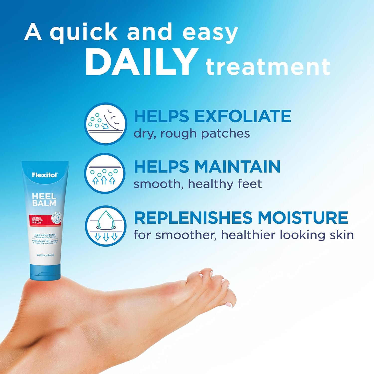 Buy now Flexitol Heel Balm, Rich Moisturizing & Exfoliating Foot Cream, Original Version, 4 Oz at indiglob india