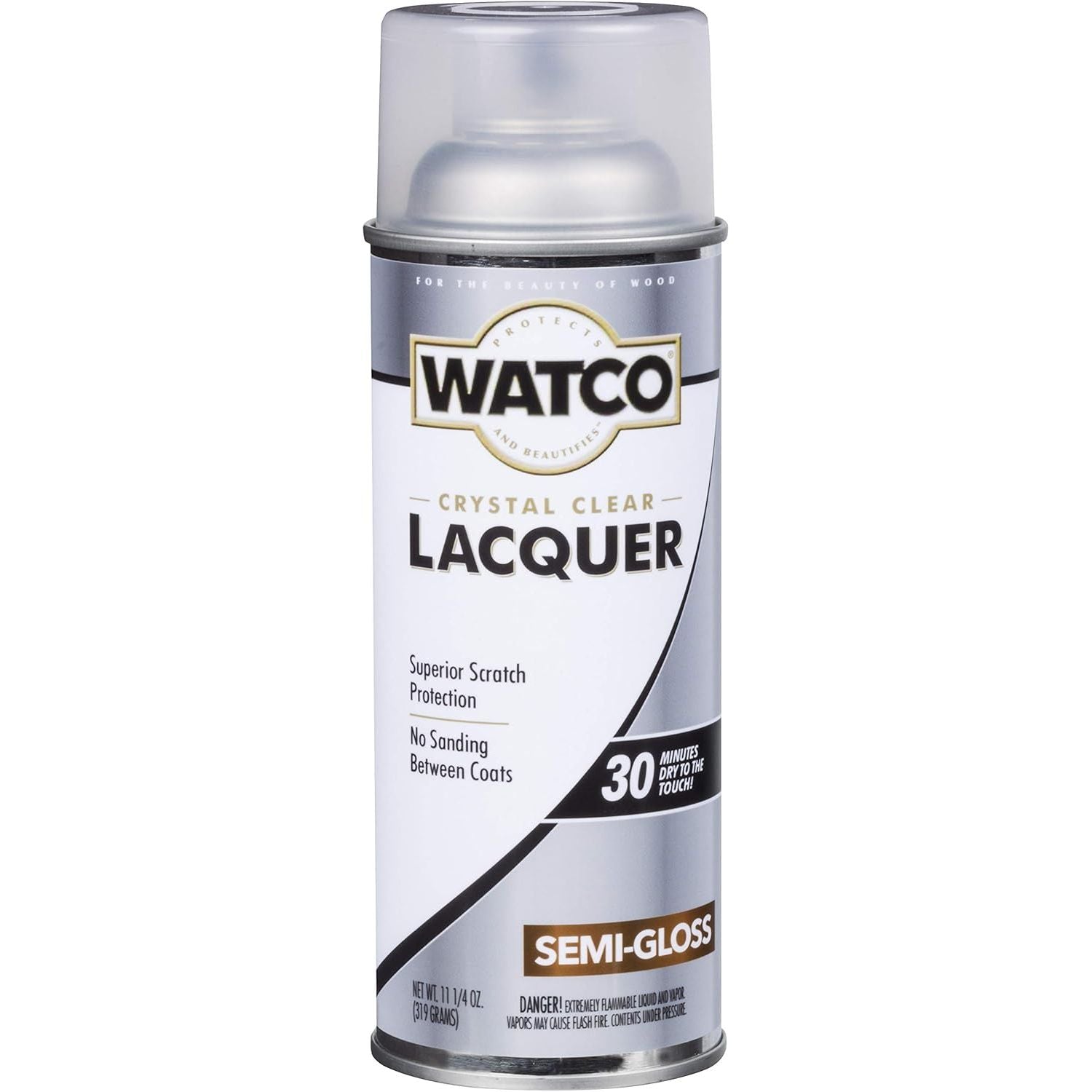 Buy now Watco 63141 Lacquer Clear Wood Finish, Quart, Semi-Gloss Clear 11.25 Ounce (Pack of 1) Semi-Gloss Clear Spray at indiglob india