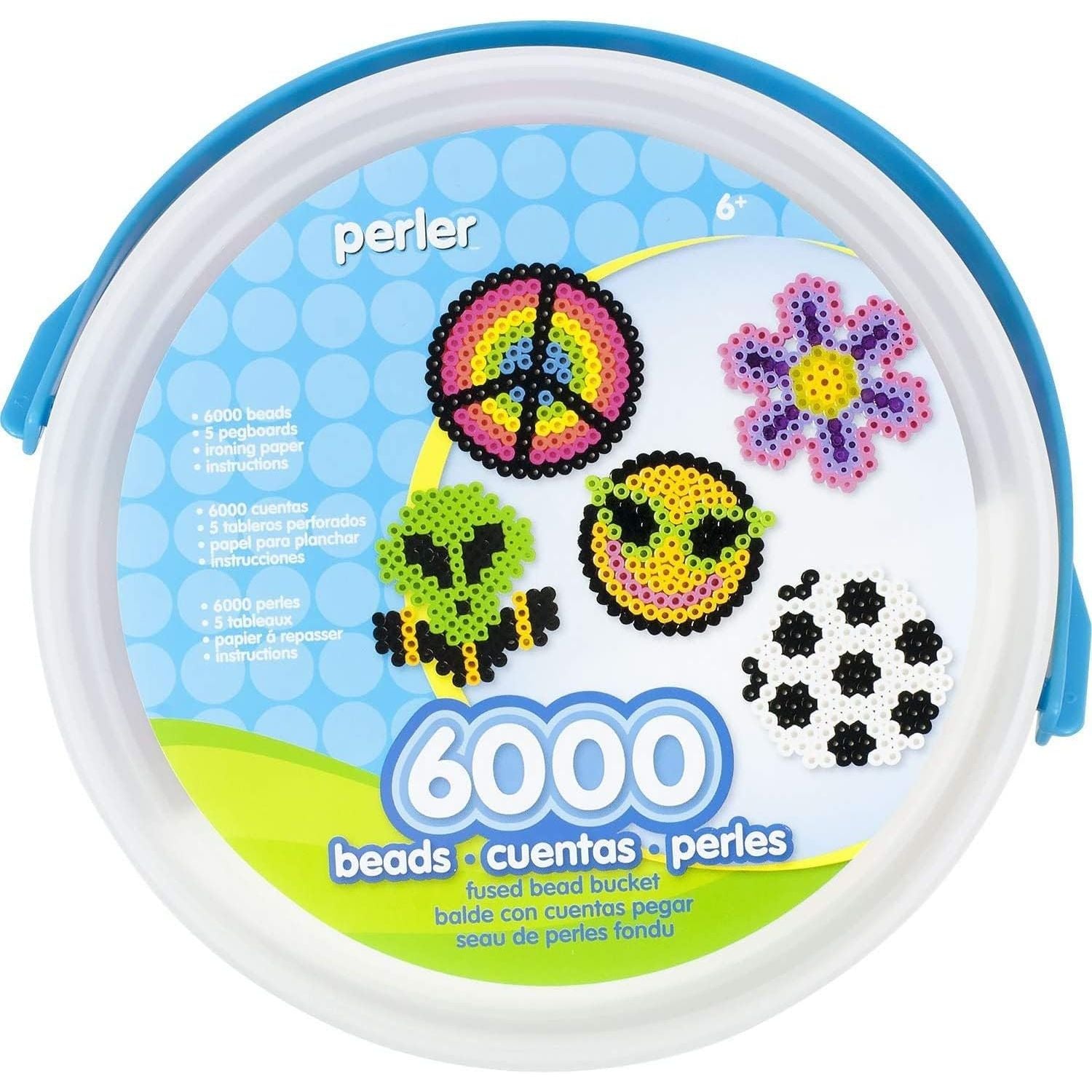 Buy now Perler Multi Mix Assorted Fuse Bead Bucket, 6000 pcs at indiglob india