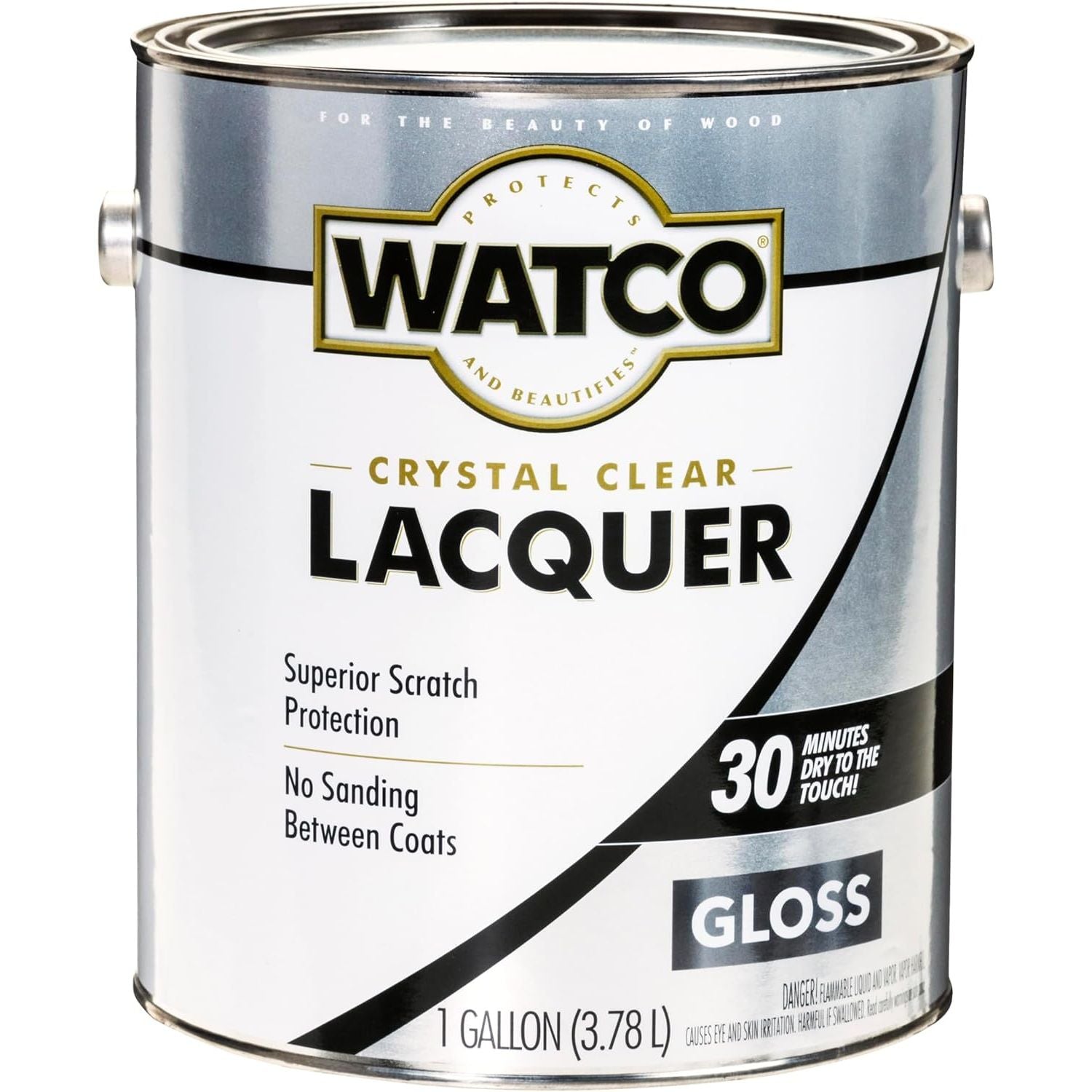 Buy now Watco 63141 Lacquer Clear Wood Finish, Quart, Semi-Gloss Clear Gallon (Pack of 1) Gloss Clear Brush at indiglob india