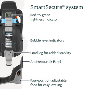 Buy now UPPAbaby Extra Mesa Max Car Seat Base/Compatible with Mesa Max Infant Car Seats/SmartSecure Installation with Load Leg at indiglob india