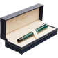 Conklin Duragraph Fountain Pen Forest Green - Broad Nib, Premium Writing Instrument with Rich Resin Finish