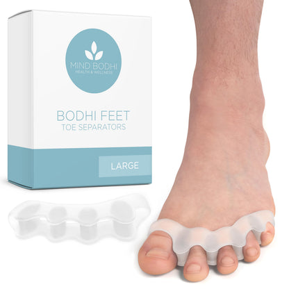 Buy now Mind Bodhi Toe Separators/Toe Spacers - For Men and Women - Regular Size – Blue Large Size Clear at indiglob india